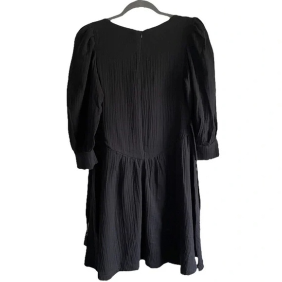 Tach Anker Cotton Mini Dress Black XS - Picture 2 of 9
